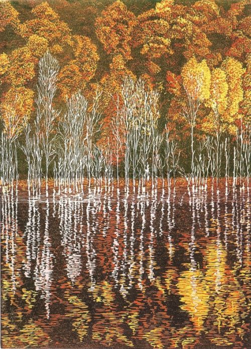 Title: Autumn Pool